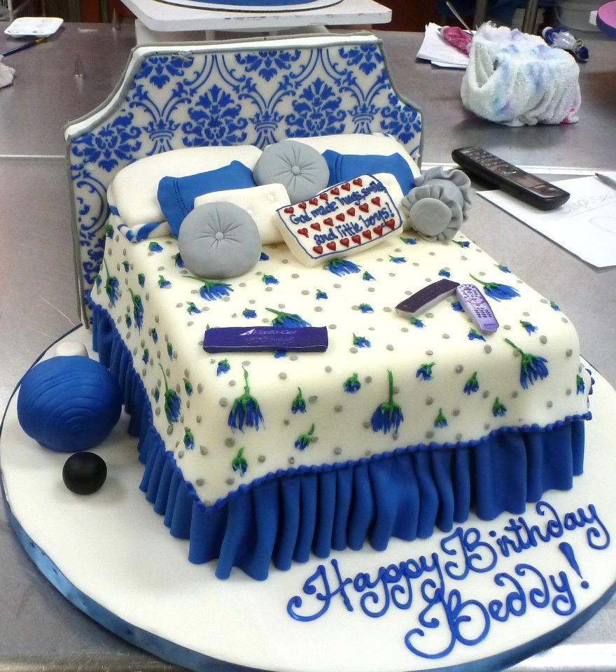 Blue Birthday Cakes for Men