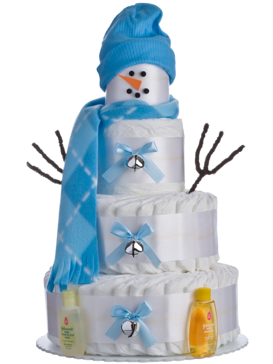 Boy Diaper Cakes Instructions