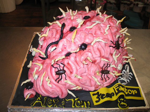 Brain Cake with Fondant