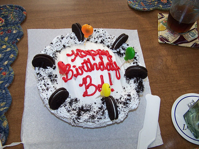 Bruster's Ice Cream Birthday Cake