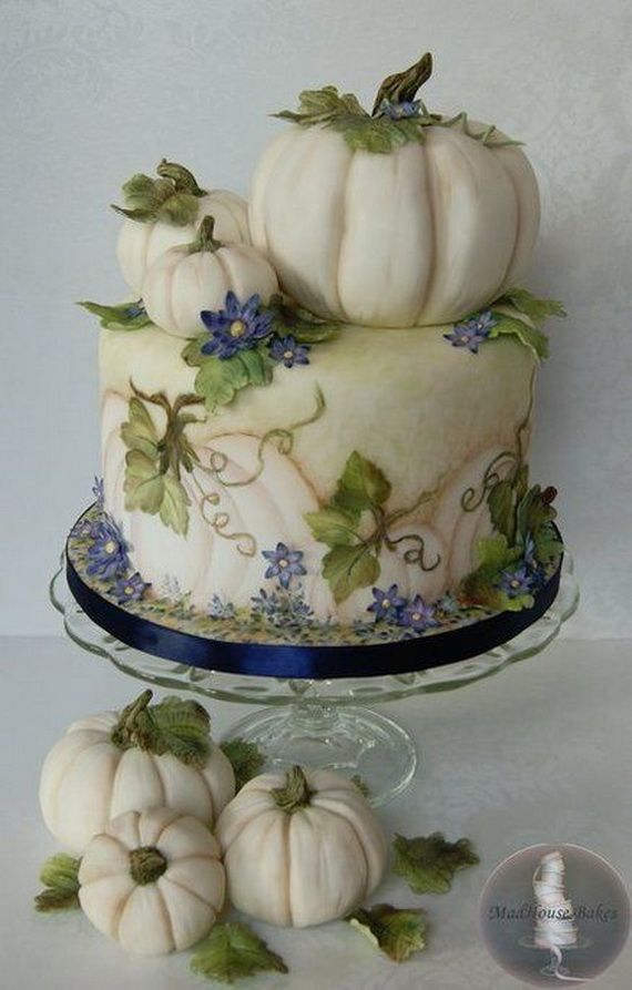 Cake White Pumpkins