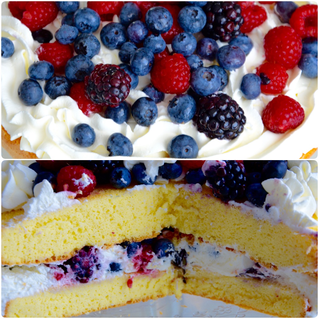 Cakes with Fruit Inside