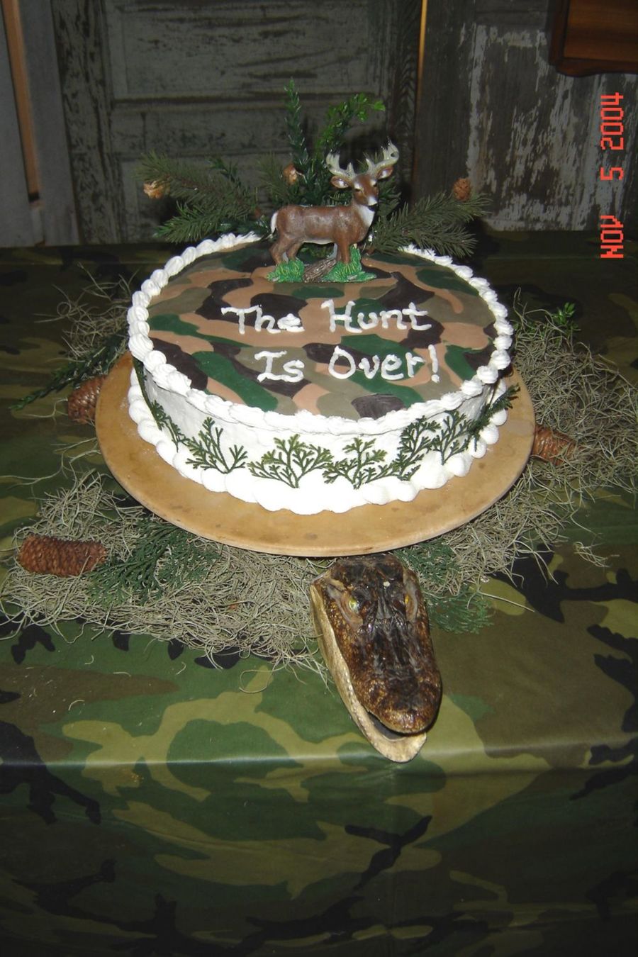 Camo Grooms Cake