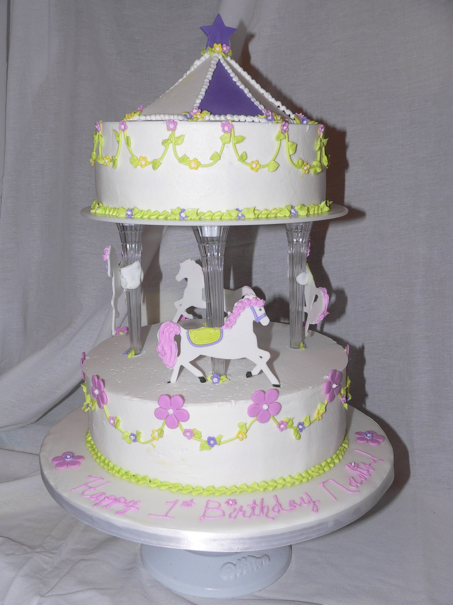 Carousel Birthday Cake