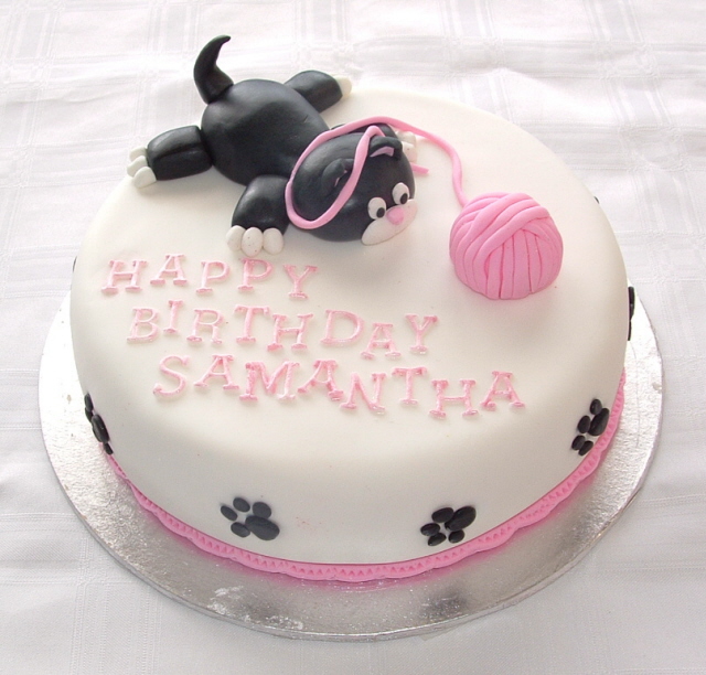 Cat Birthday Cake