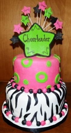 Cheerleading Birthday Cake