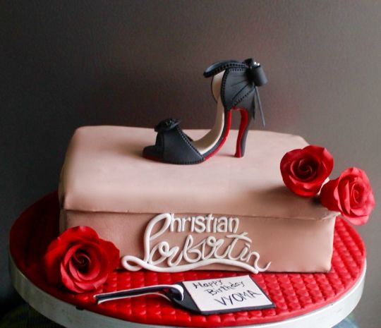 Christian Louboutin Shoe Cake