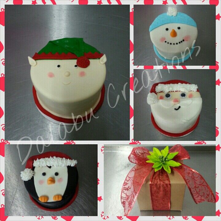 Christmas Gift Box Cake