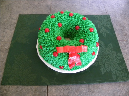 Christmas Wreath Bundt Cake