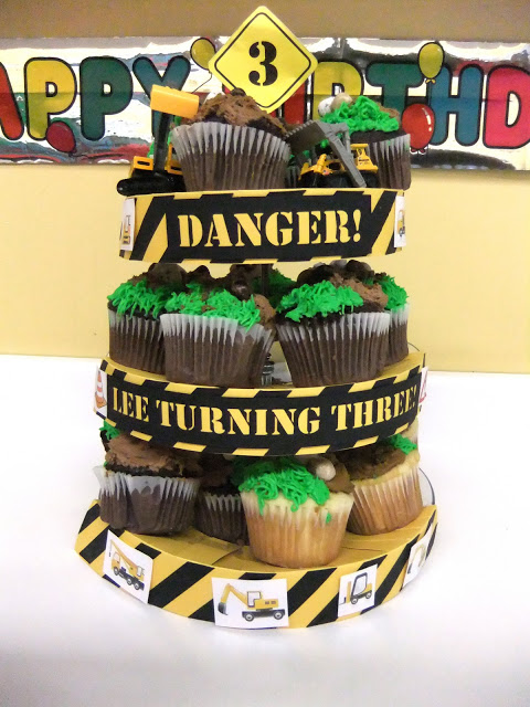 Construction Theme Birthday Cake