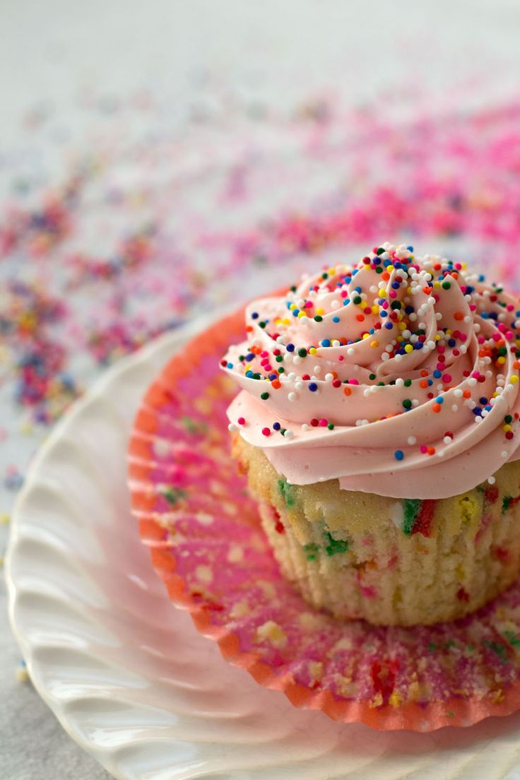 Cupcake with Sprinkles