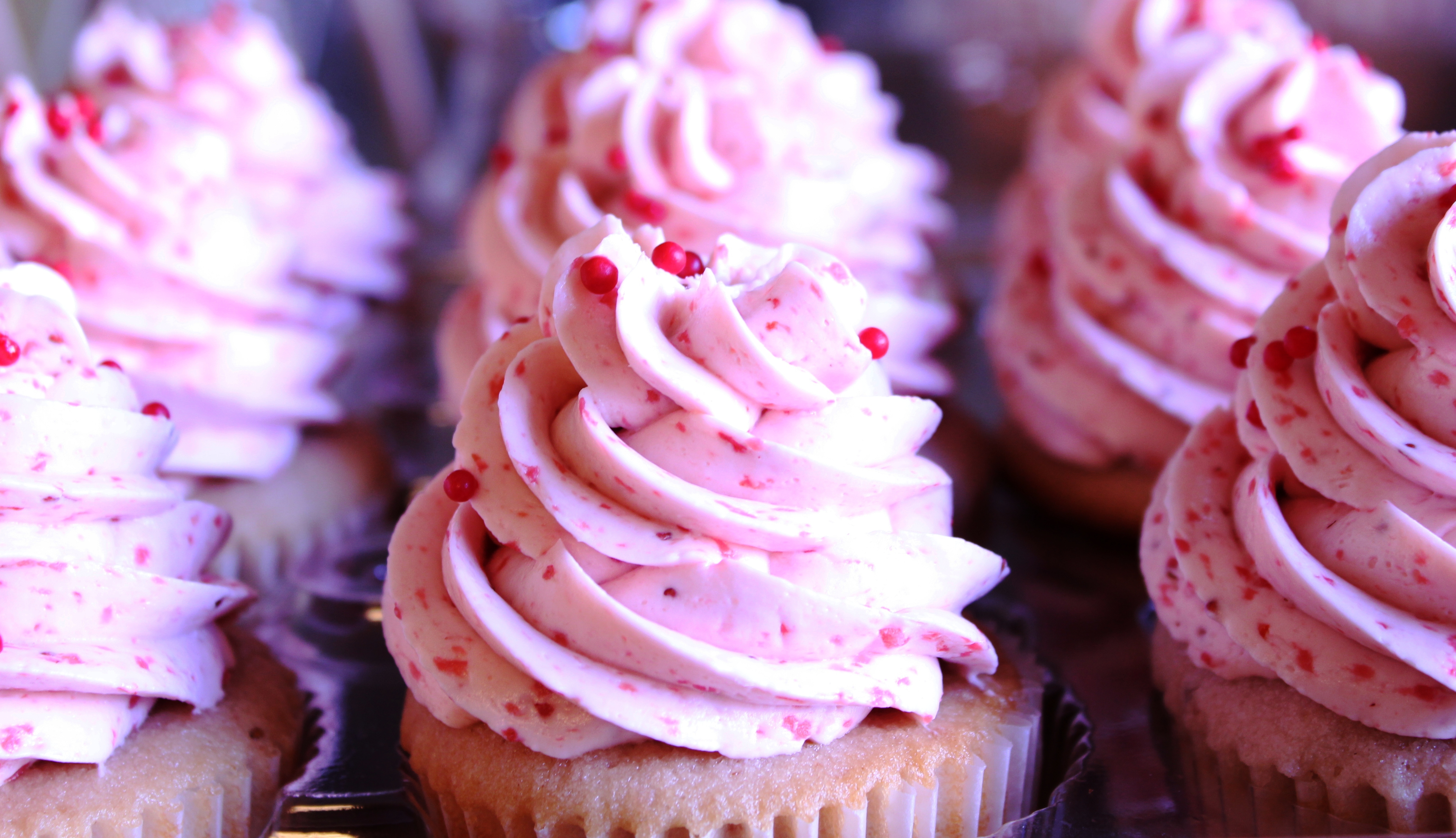 Cupcakes with Strawberry Buttercream Recipe