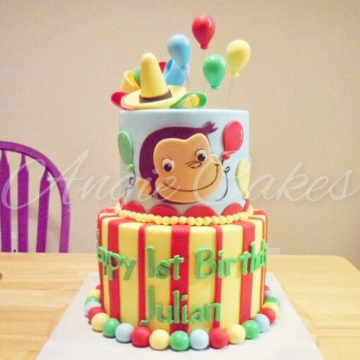 Curious George Birthday Cake