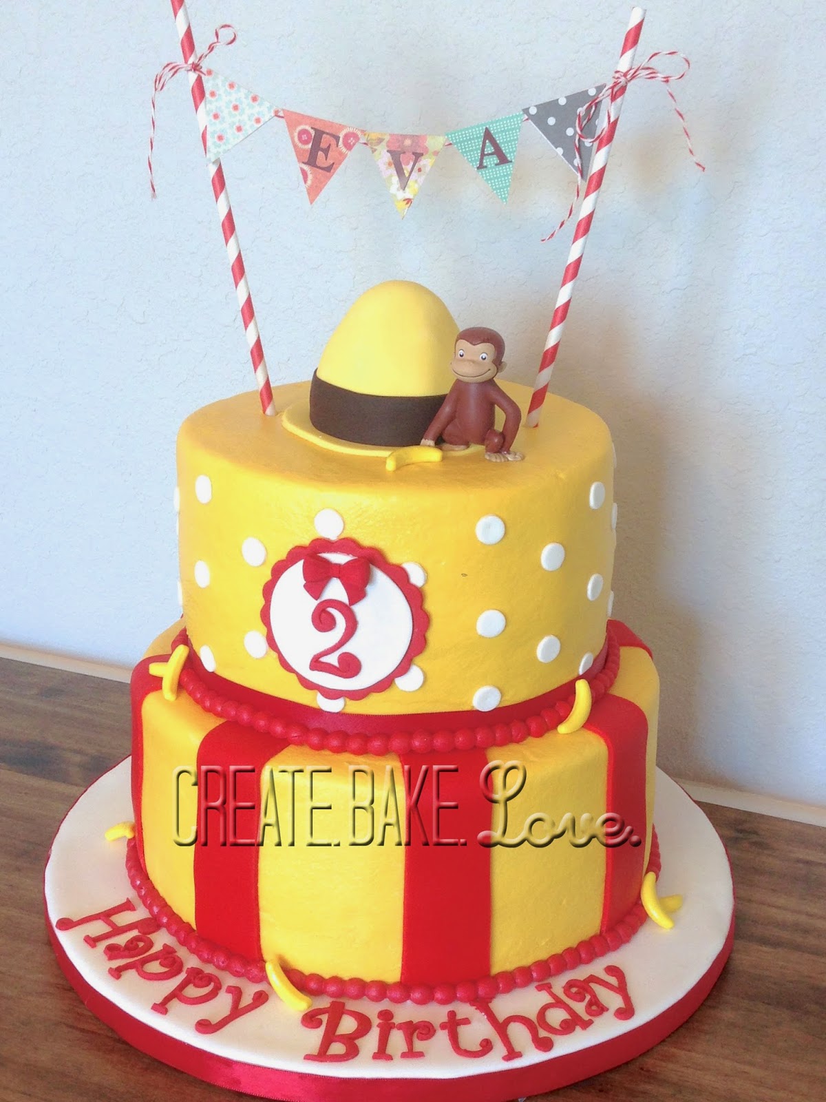 Curious George Birthday Cake