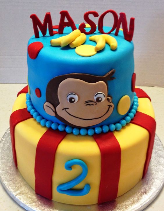 Curious George Birthday Cake