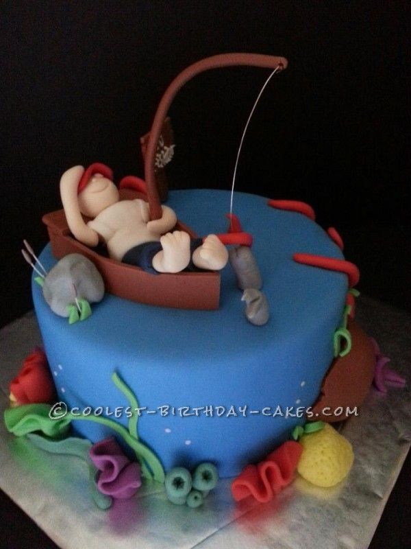 Dad Birthday Fishing Cake Ideas