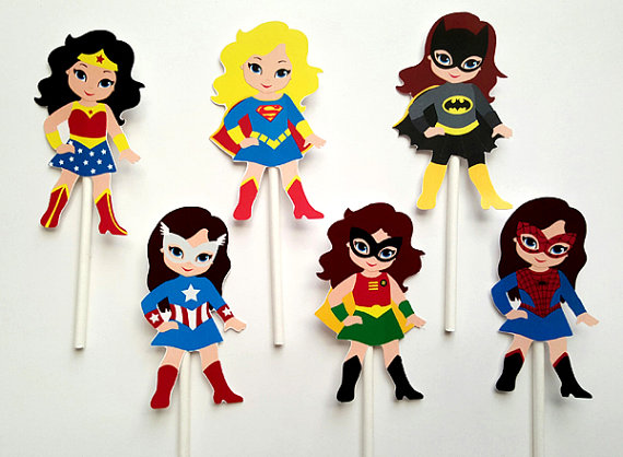 DC Super Hero Girls Birthday Cake