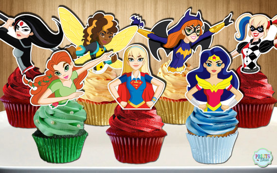 DC Super Hero Girls Cake Topper