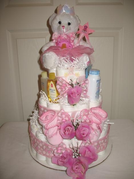 6 Photos of Diaper And Towel Cakes