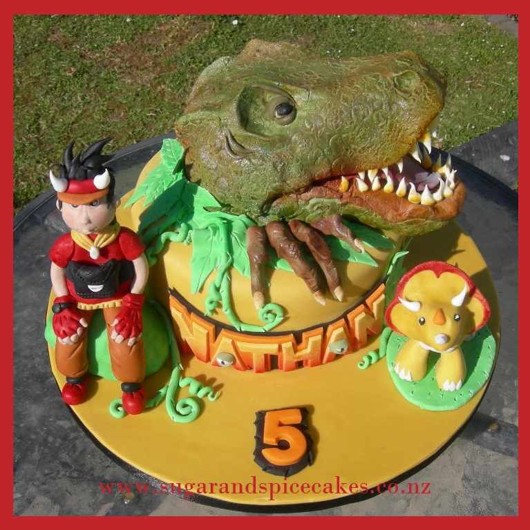 Dinosaur King Cake