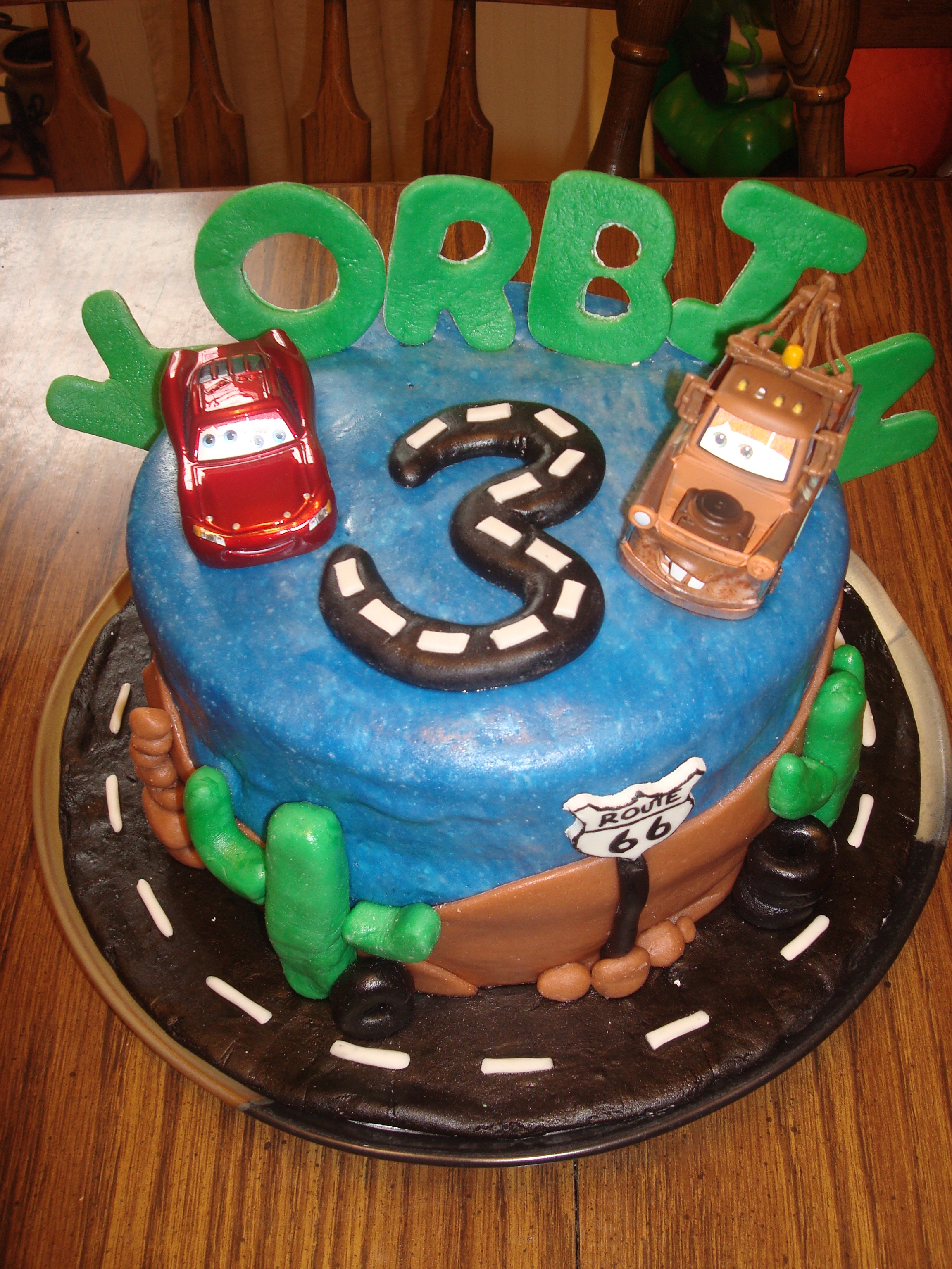 Disney Cars Birthday Cake