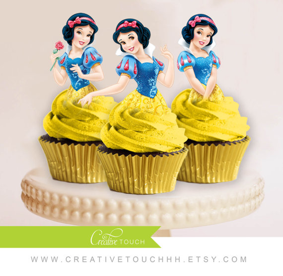 Disney Princess Snow White Cupcake Topper