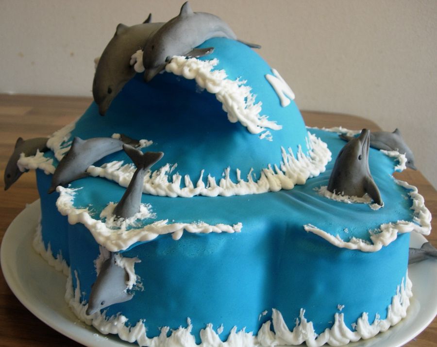 Dolphin Birthday Cake