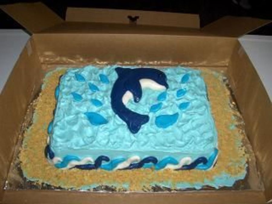 Dolphin Birthday Cake