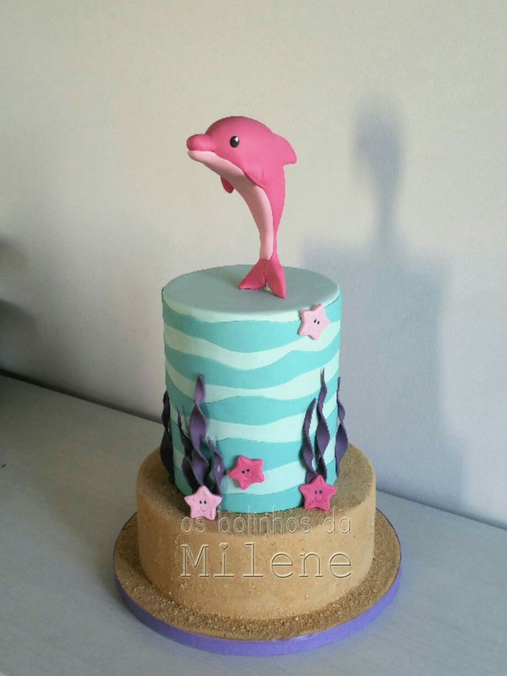 Dolphin Birthday Cake