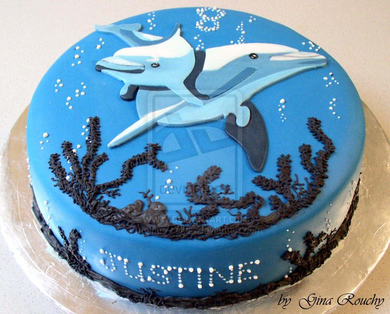 Dolphin Cake