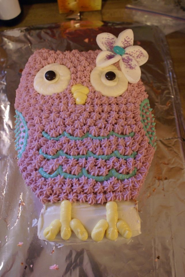 Easy Owl Cake