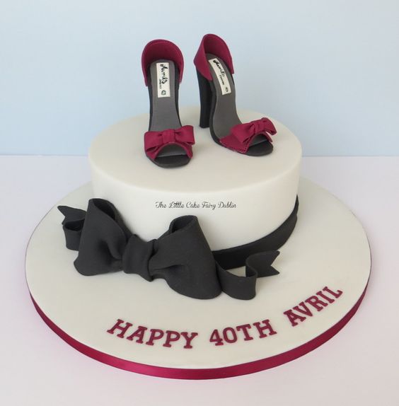 Elegant 40th Birthday Cakes