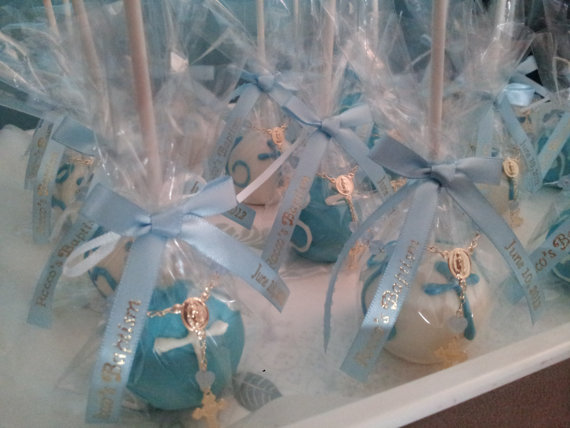 9 Photos of Cakes Baby Boy Christening Pops