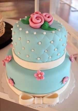 Fondant Bow Cake