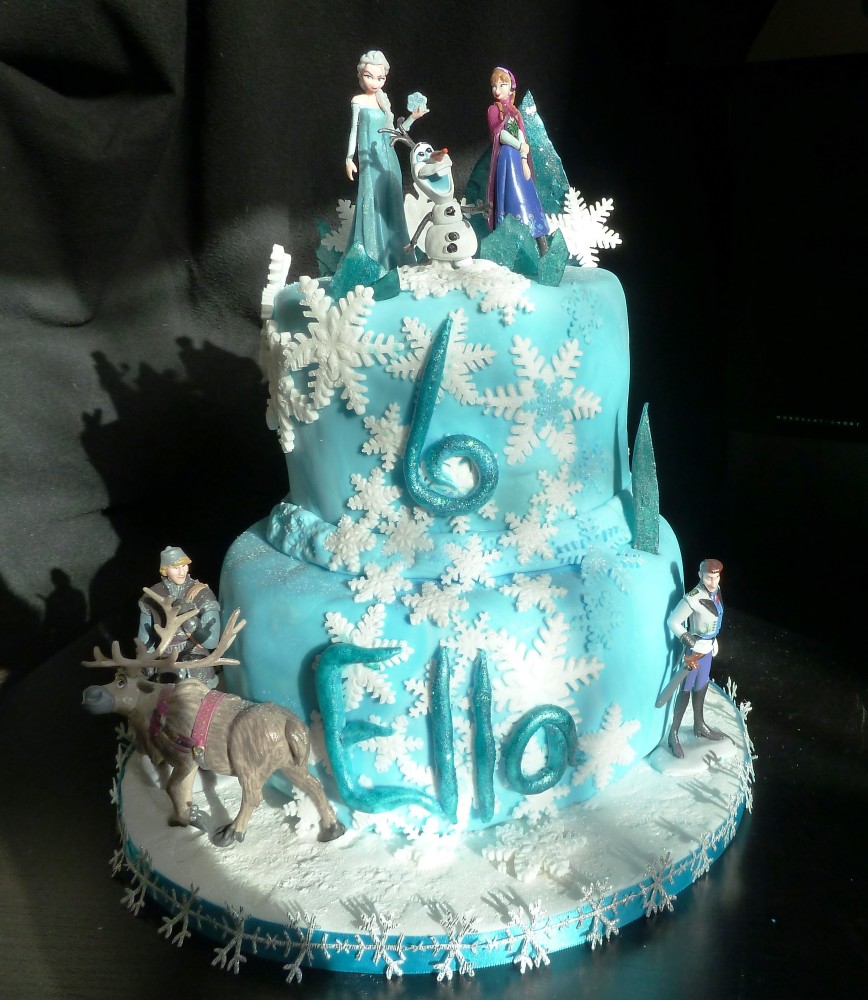 Frozen Birthday Cake