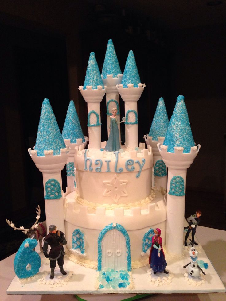 Frozen Castle Cake