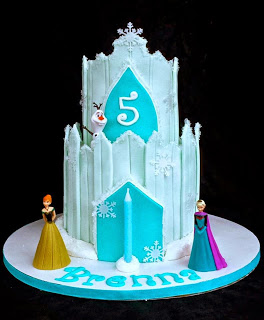 Frozen Castle Cake