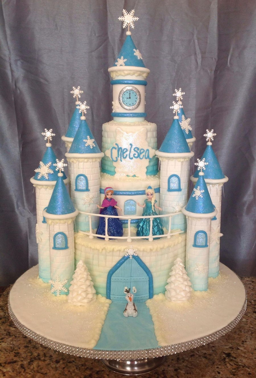 Frozen Castle Cake