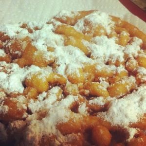 Funnel Cakes Using Pancake Mix