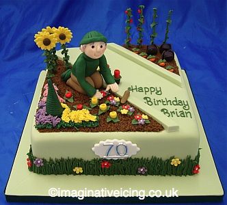 Garden Birthday Cake