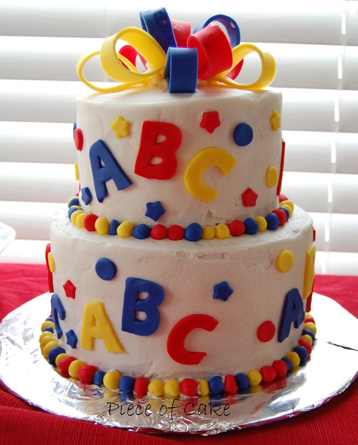 Gender-Neutral Baby Shower Cake