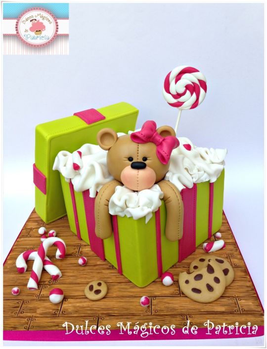 Gift Box Cake Decorations