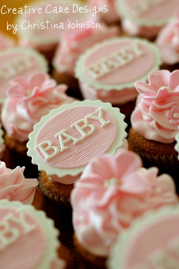 Girl Baby Shower Cupcake Ideas