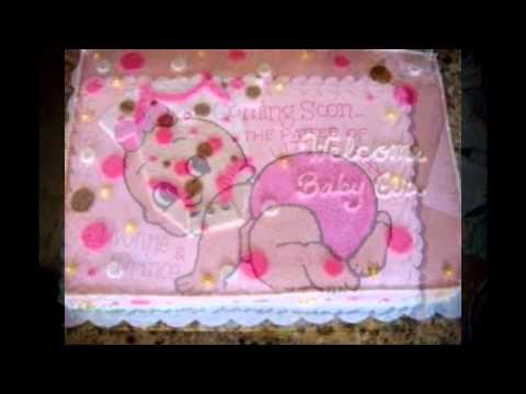 Girl Baby Shower Sheet Cake Ideas