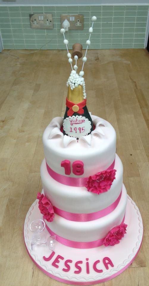 Girls 18th Birthday Cake