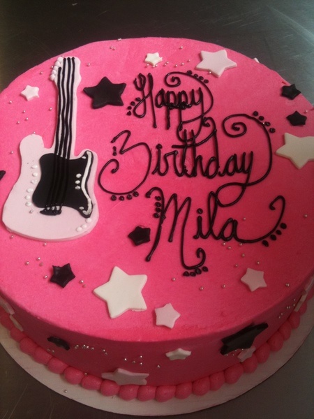 Girls Rock Star Cake