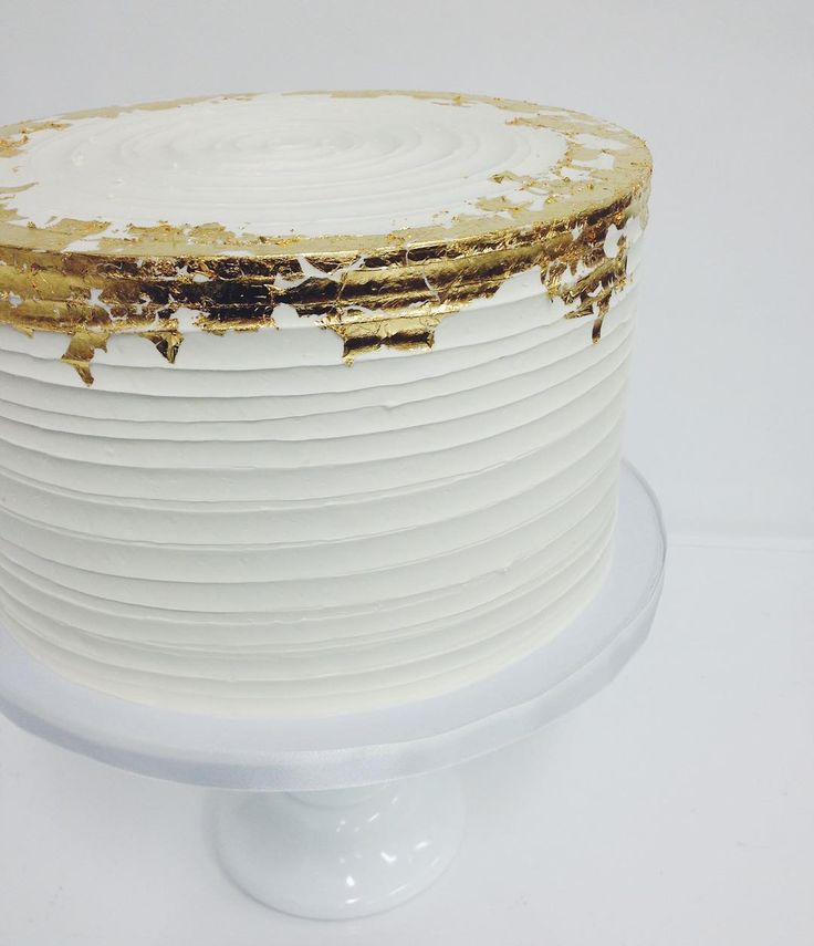 Gold Leaf Cake Buttercream