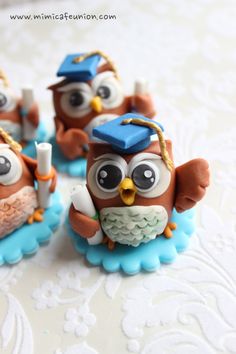 Graduation Owl Cupcake Topper