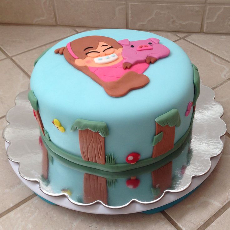 Gravity Falls Birthday Cake