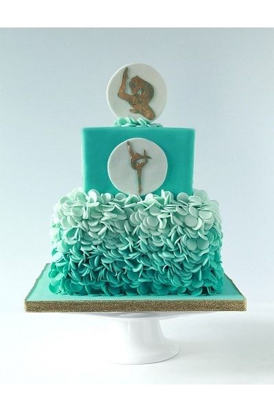 Gymnastics Cake Decorations